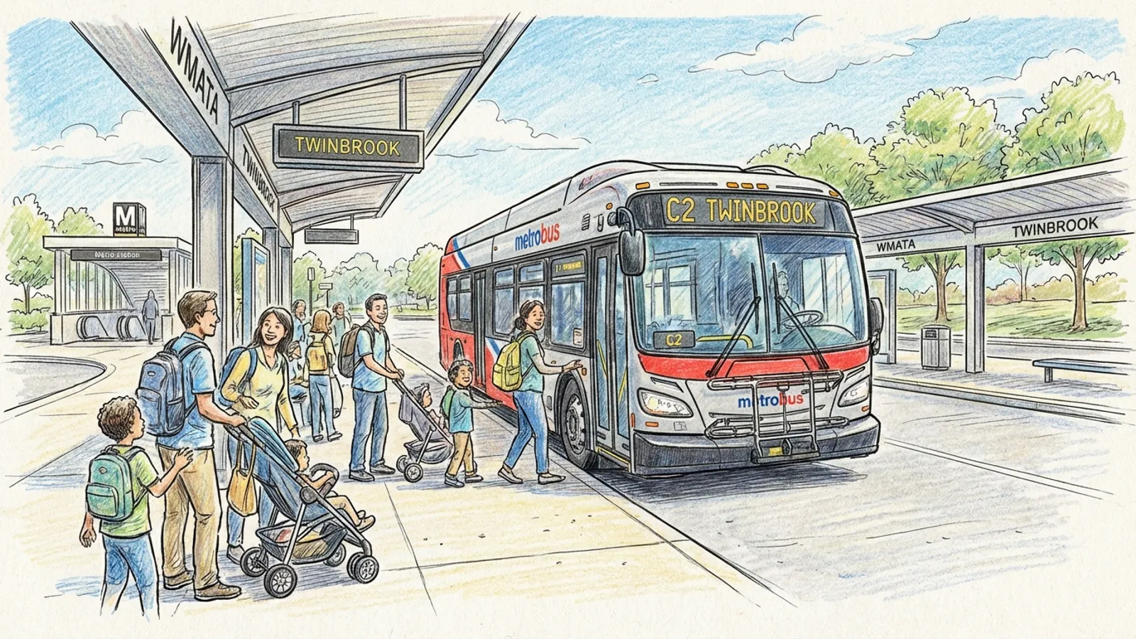 Twinbrook Station Adapts as Bus Bay Closes