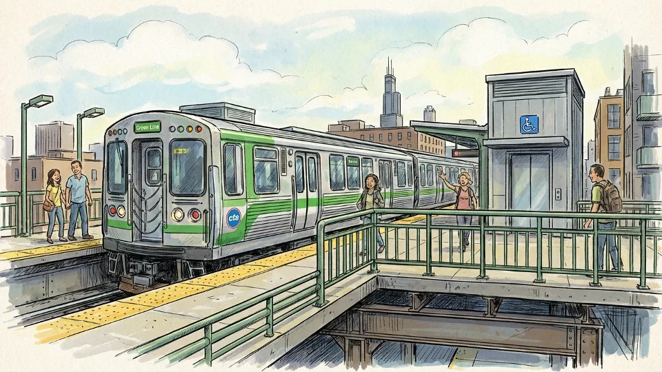 Chicago CTA Works to Restore Ashland/Lake Access