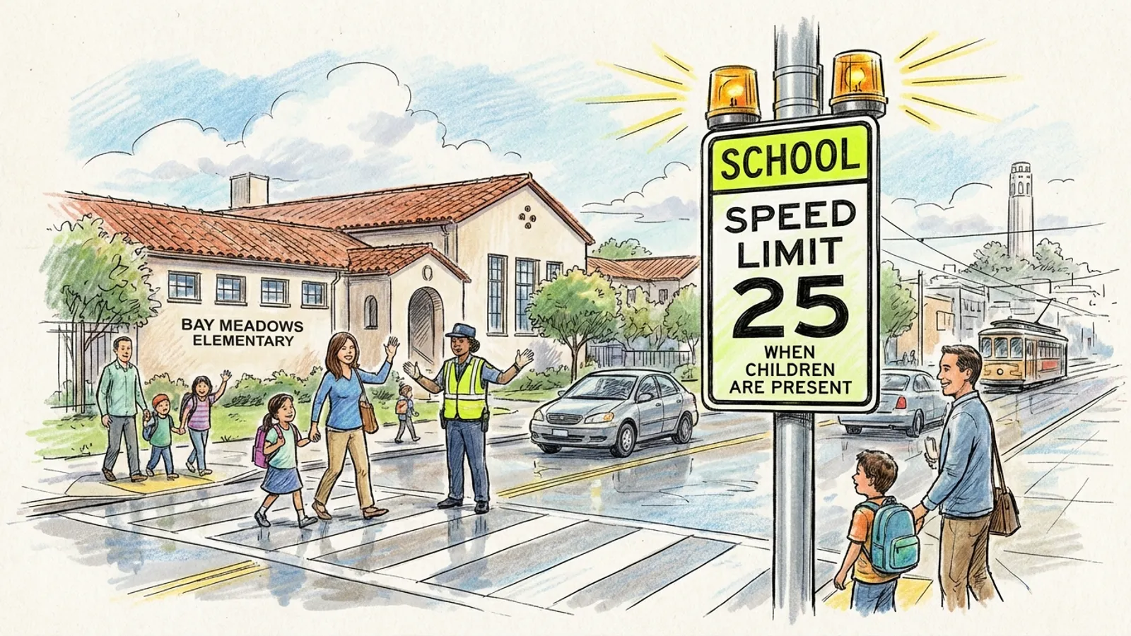SF Bay Area Drivers Seek Clarity on School Zones