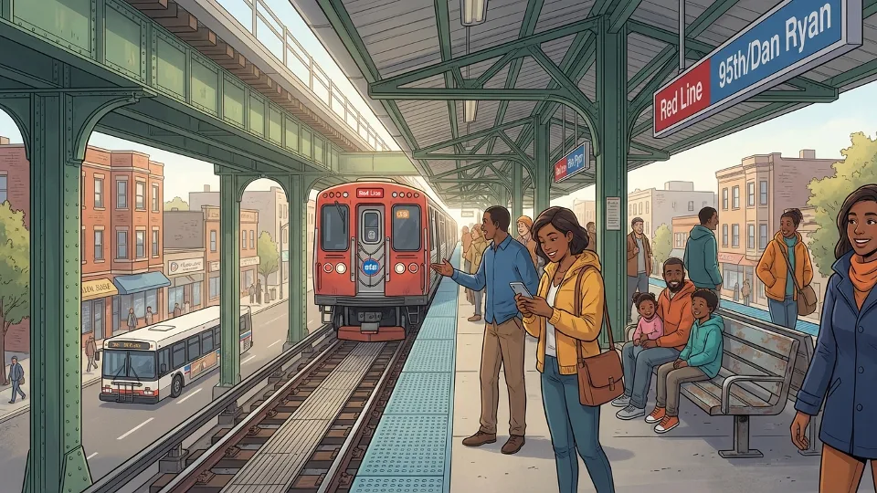Chicago Red Line Track Work Keeps Trains Moving