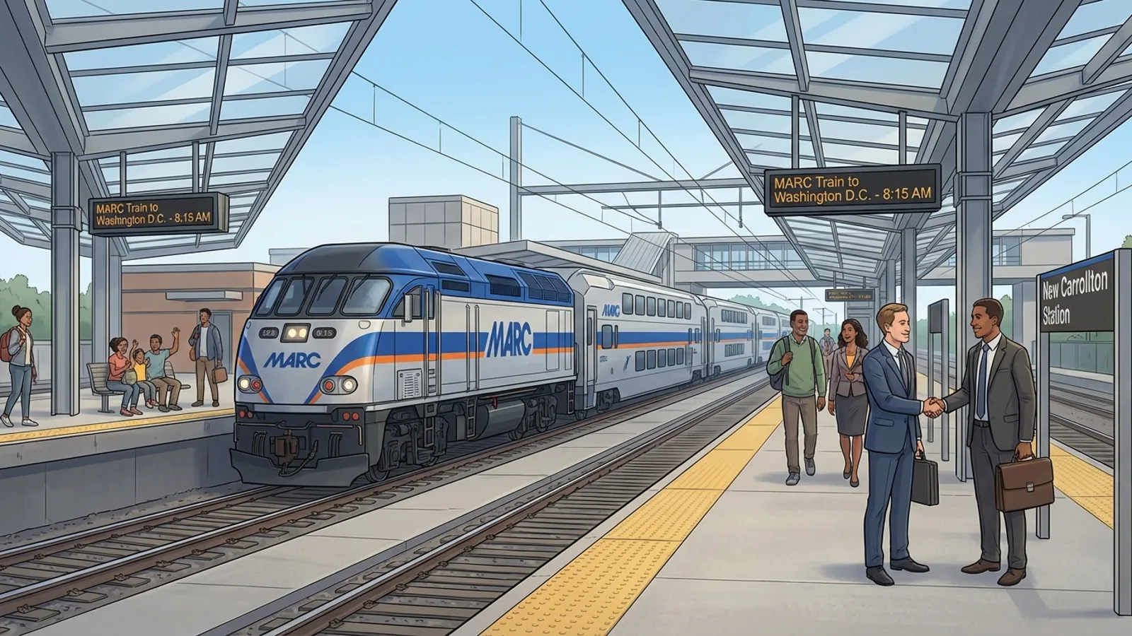 MARC Works to Restore Access at New Carrollton Hub