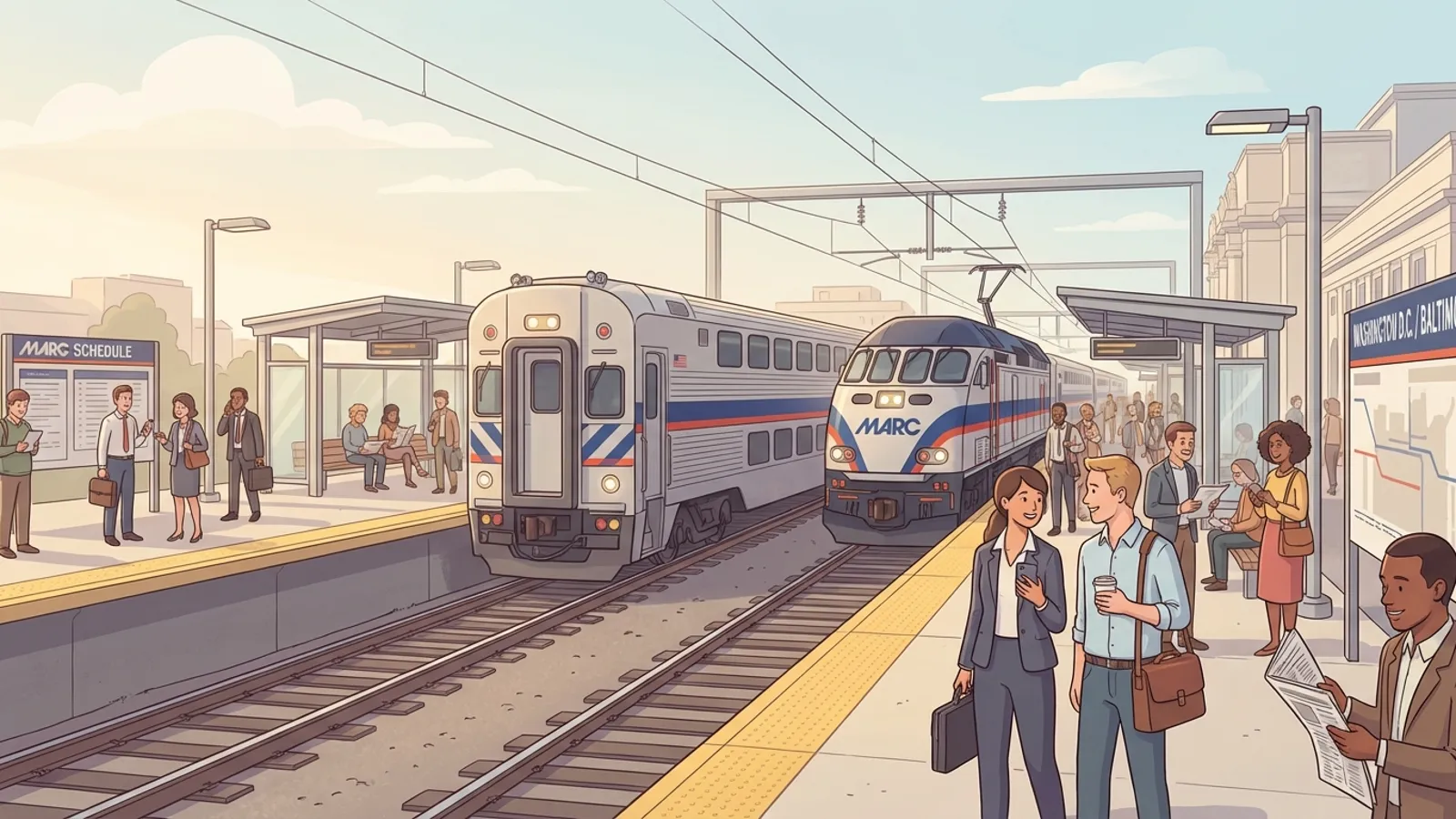 MARC Penn Line Adapts After Train 511 Delay