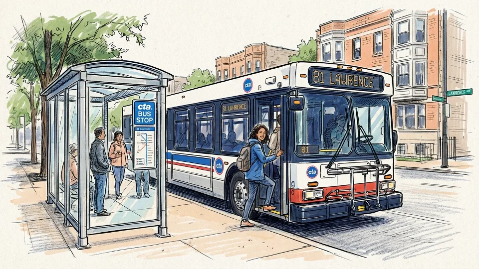 Chicago Route 81 Bus Stops Restored to Service