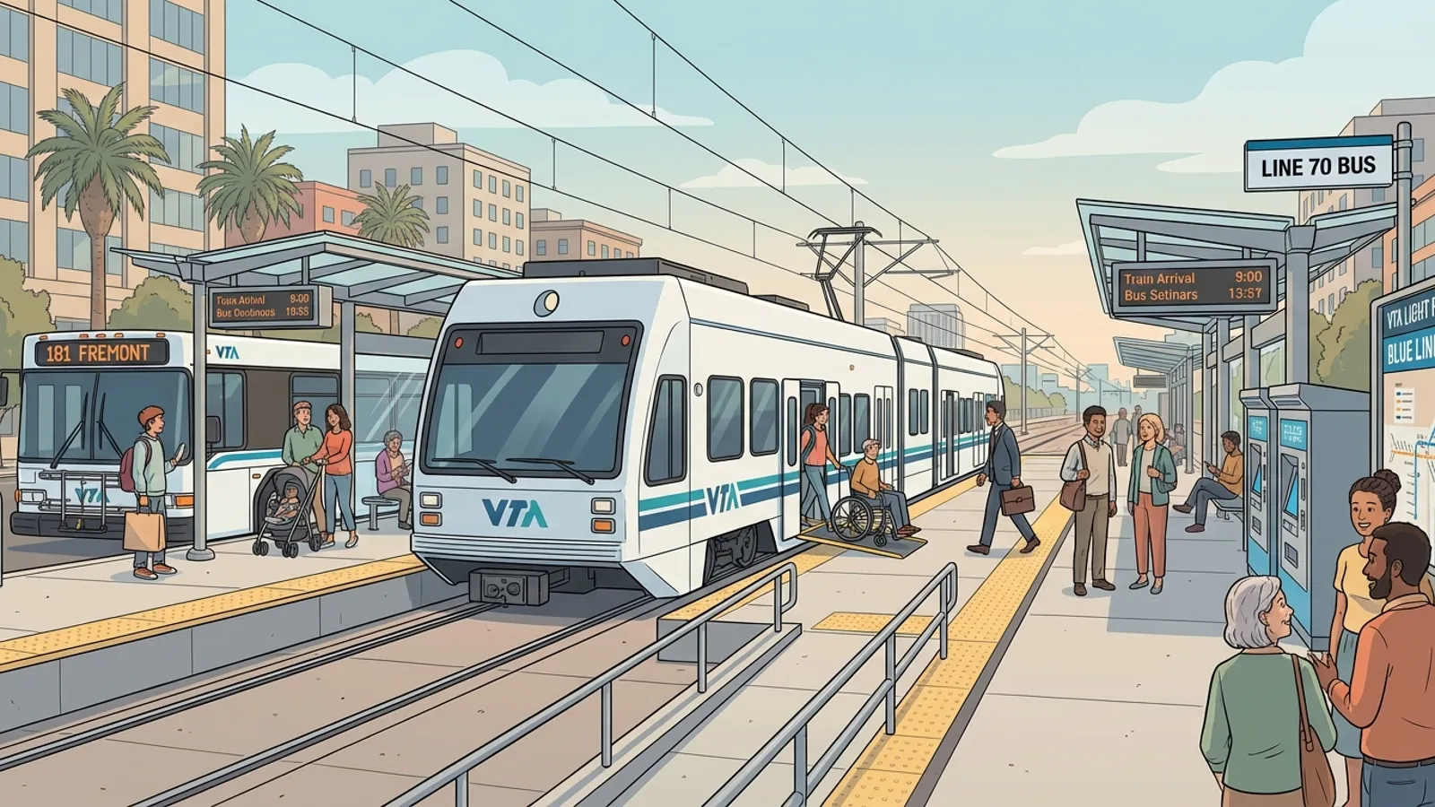 SF Bay Area Transit Cuts Wait Times by 20 Minutes