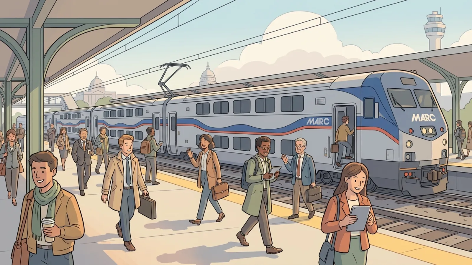 MARC Train 415 Adapts as DC-Maryland-Virginia Transit Evolves