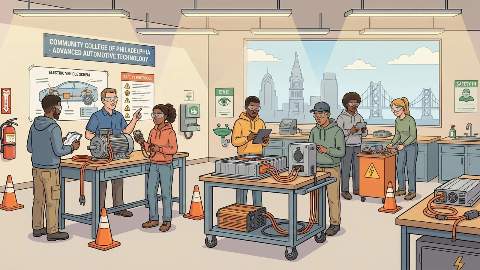 Philadelphia College Launches EV Training for Future