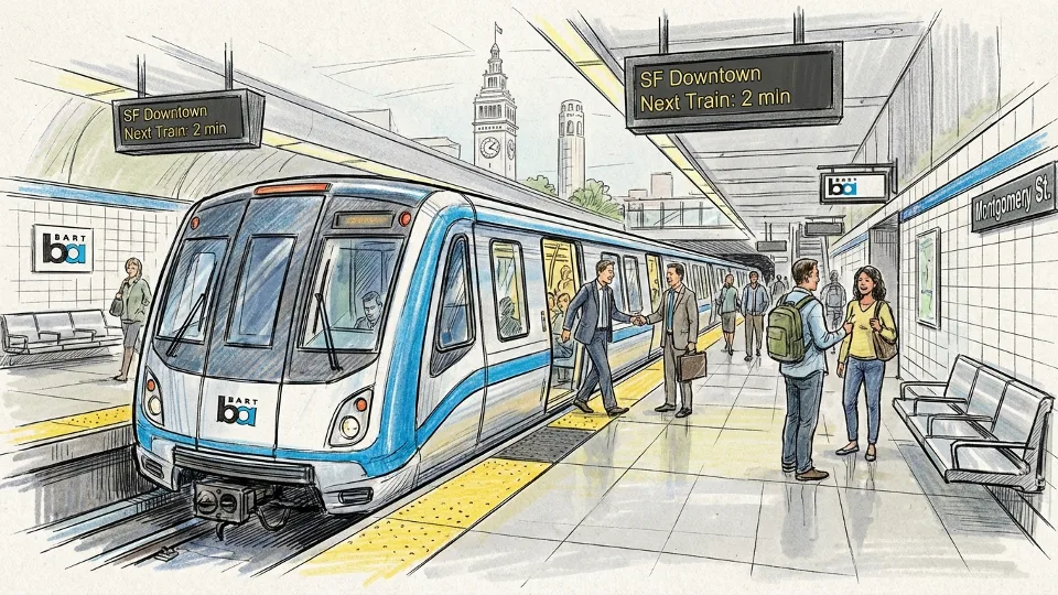 SF BART Adapts Labor Day Service for Holiday Riders