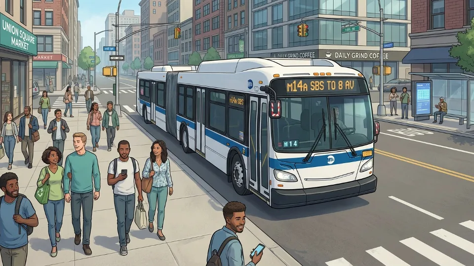 NYC's 14th Street Gets Pedestrian Upgrade in 2026