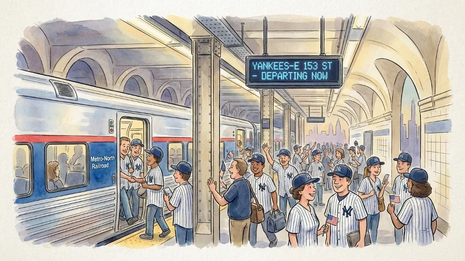 NYC Metro-North Adds Trains for Yankees-Red Sox Series