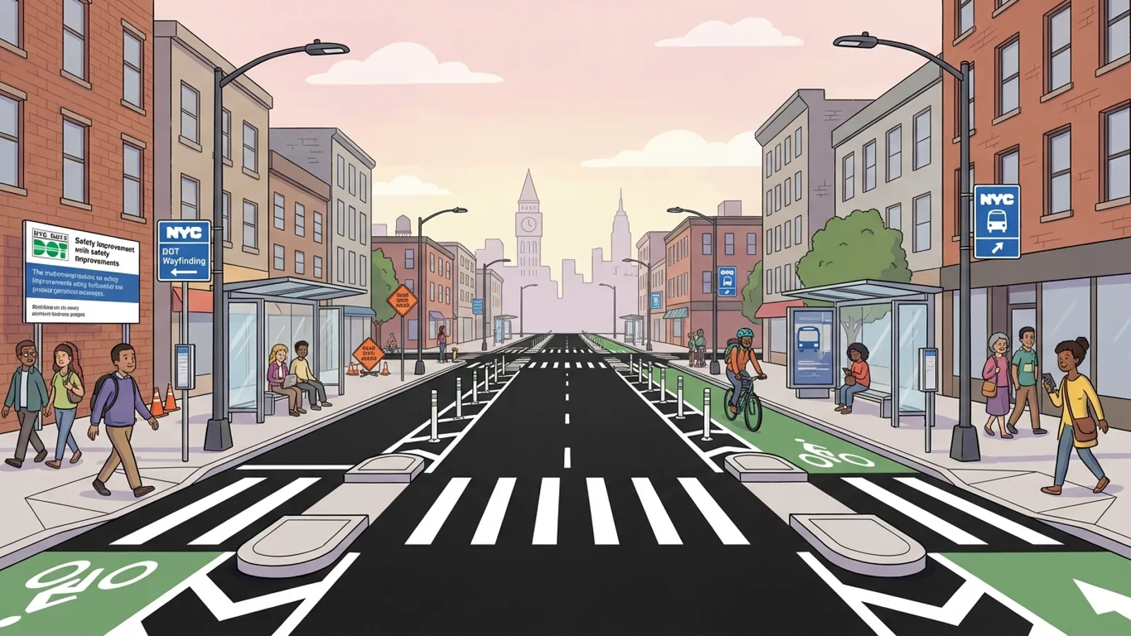 NYC Completes McGuinness Boulevard Safety Redesign