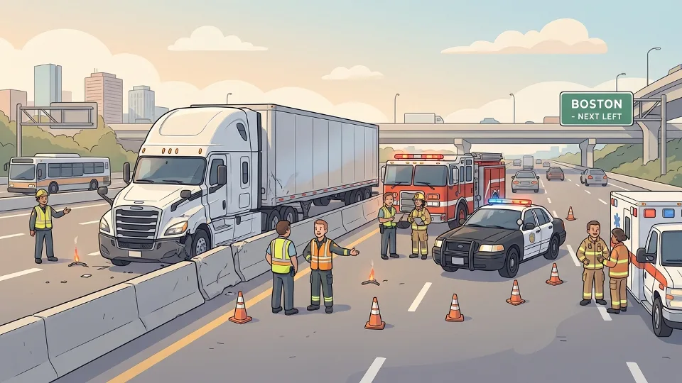 Mass Pike Crash Spurs Boston Commuters to Adapt