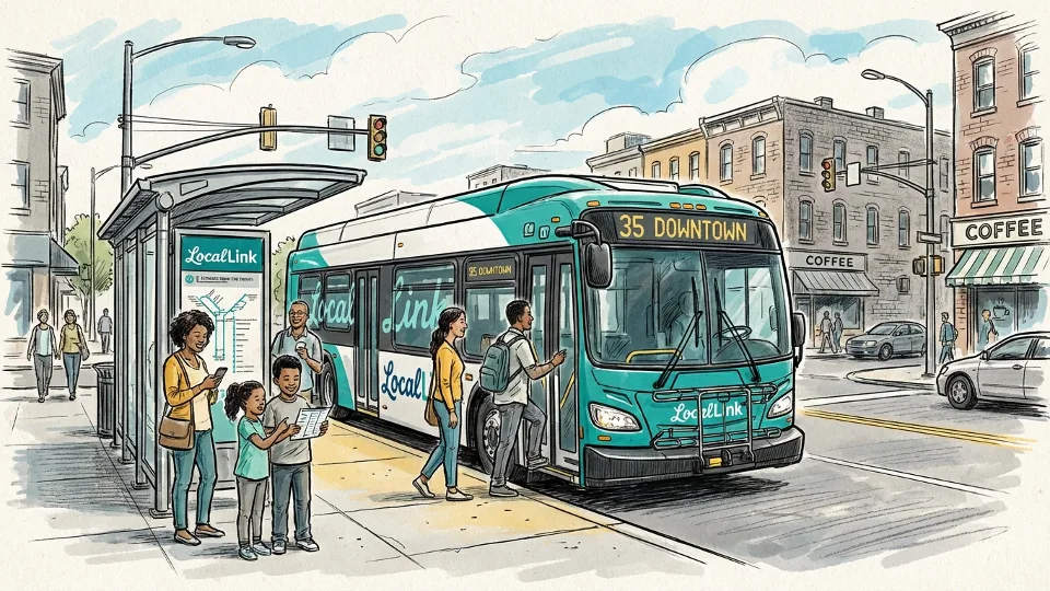 Baltimore LocalLink Adapts 4 Routes Downtown