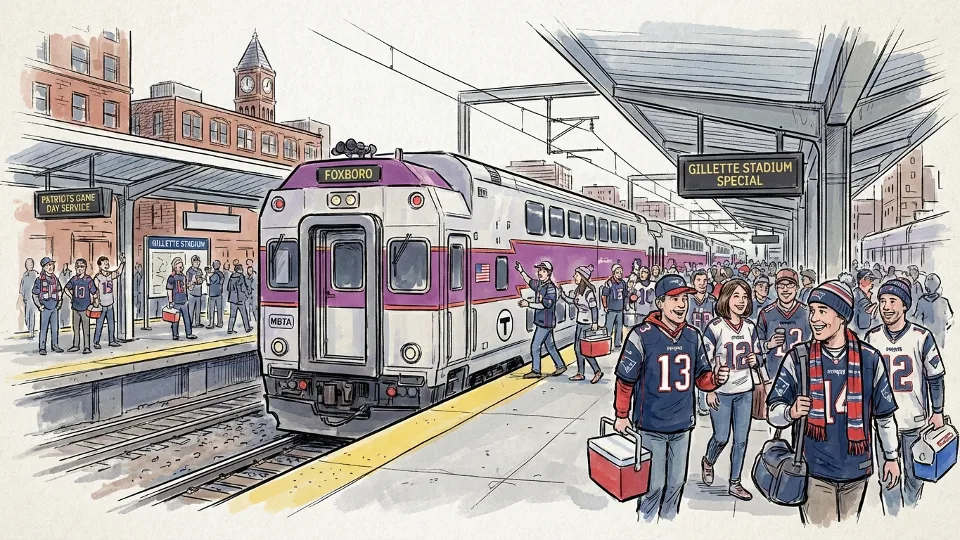 Boston MBTA Adds Second Patriots Train to Foxborough