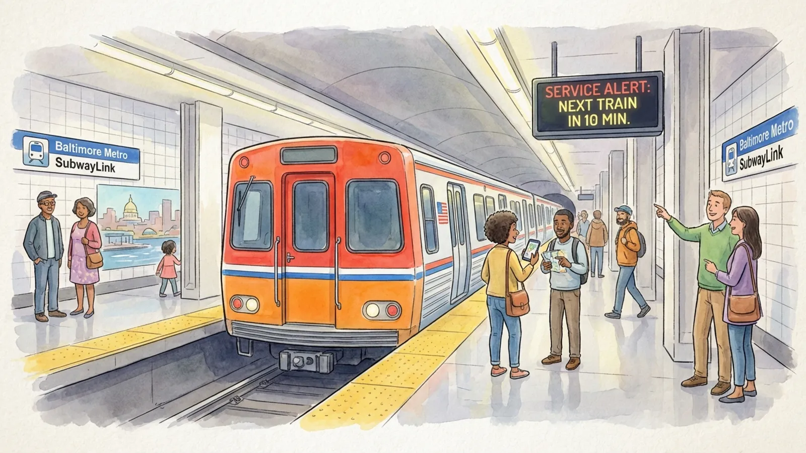 Baltimore Metro Seeks Solutions After Service Disruption