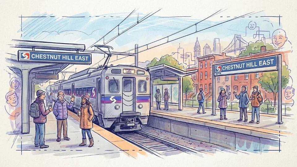 Philadelphia's Chestnut Hill East Line Reopens Sept 8