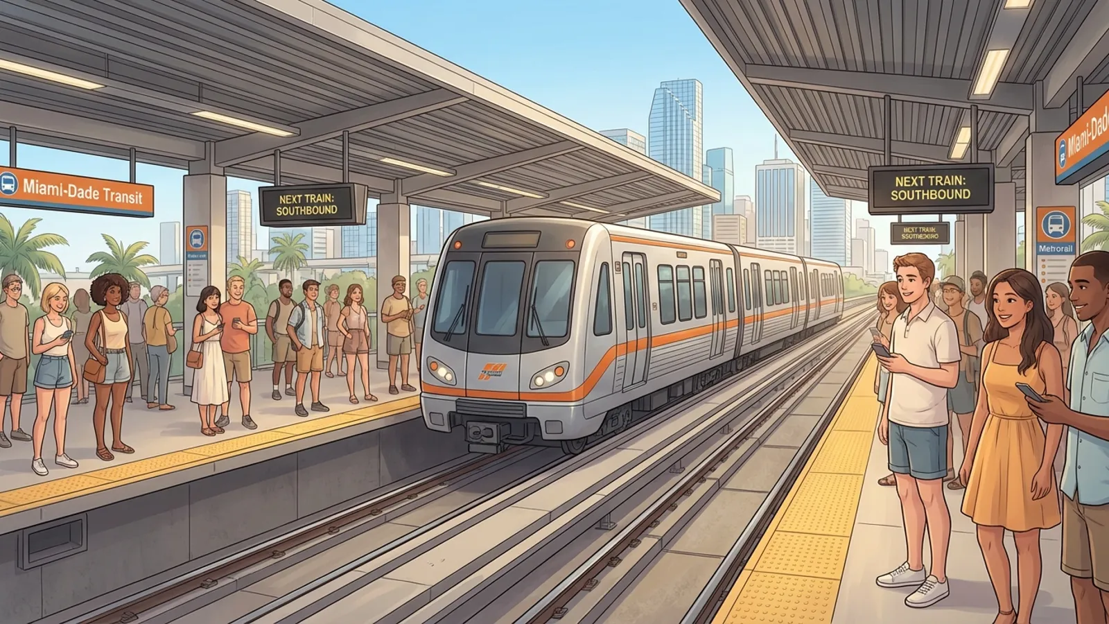 Greater Miami Metrorail Updates Service Info for Riders