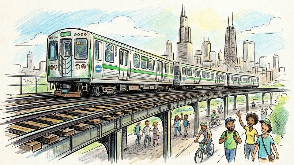 Chicago Green Line Upgrades Aging Infrastructure