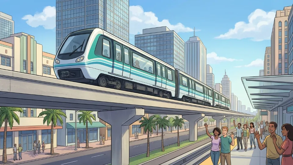Greater Miami's Free Metromover Keeps City Moving