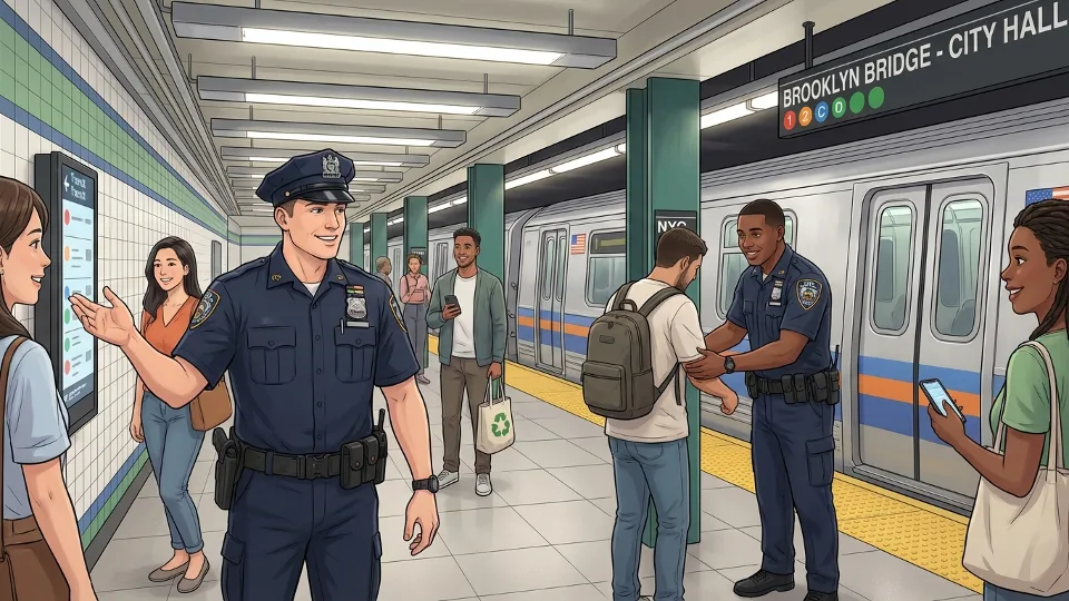 NYC Moves Officers to Platforms — Crime Drops