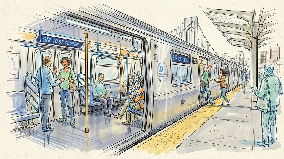 NYC Staten Island Railway Unveils New Fleet