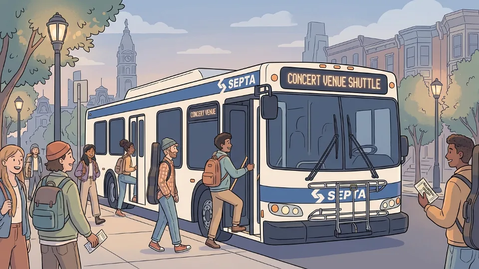 Philadelphia SEPTA Adds Mann Loop Concert Shuttle