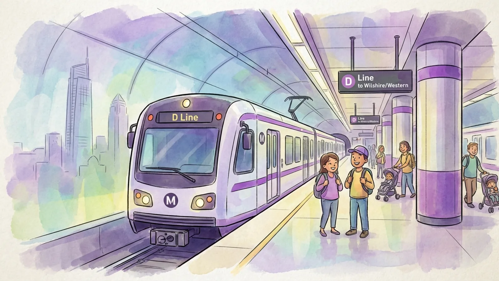 LA Metro D Line Extension 98% Done, Opening Soon