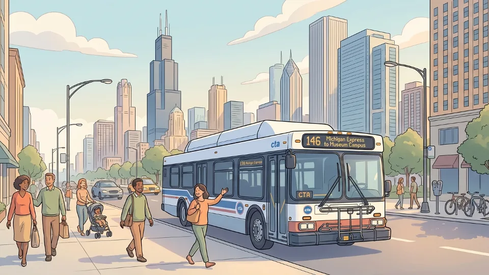 Chicago Route 157 Detoured — Riders Adapt