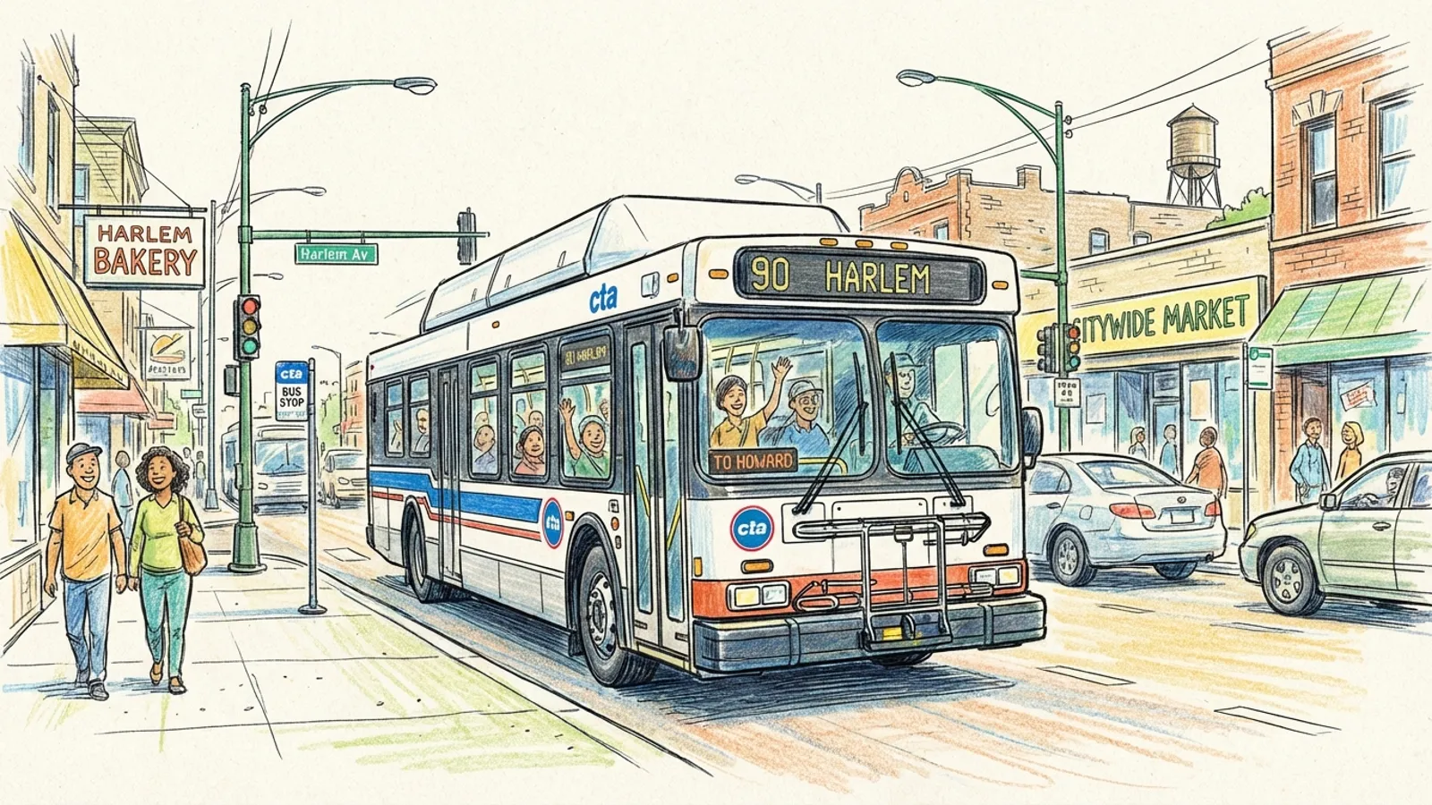 Chicago Route 90 Adapts With Temporary Stop Changes