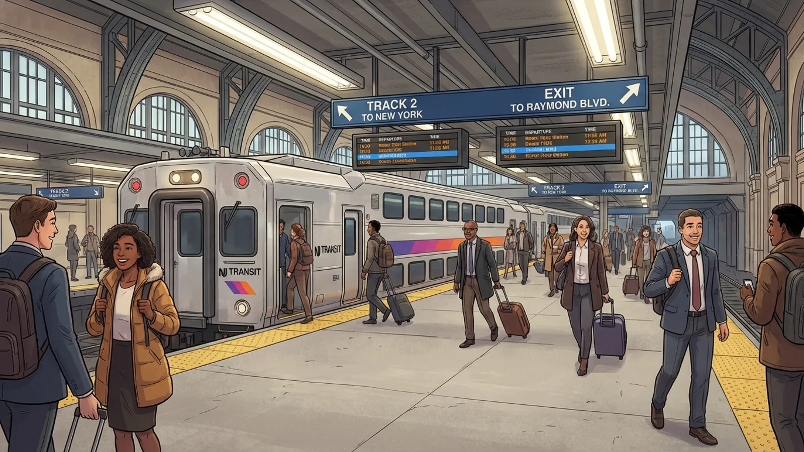 NJ TRANSIT Adds Maps to Help Riders Navigate 20 Stations