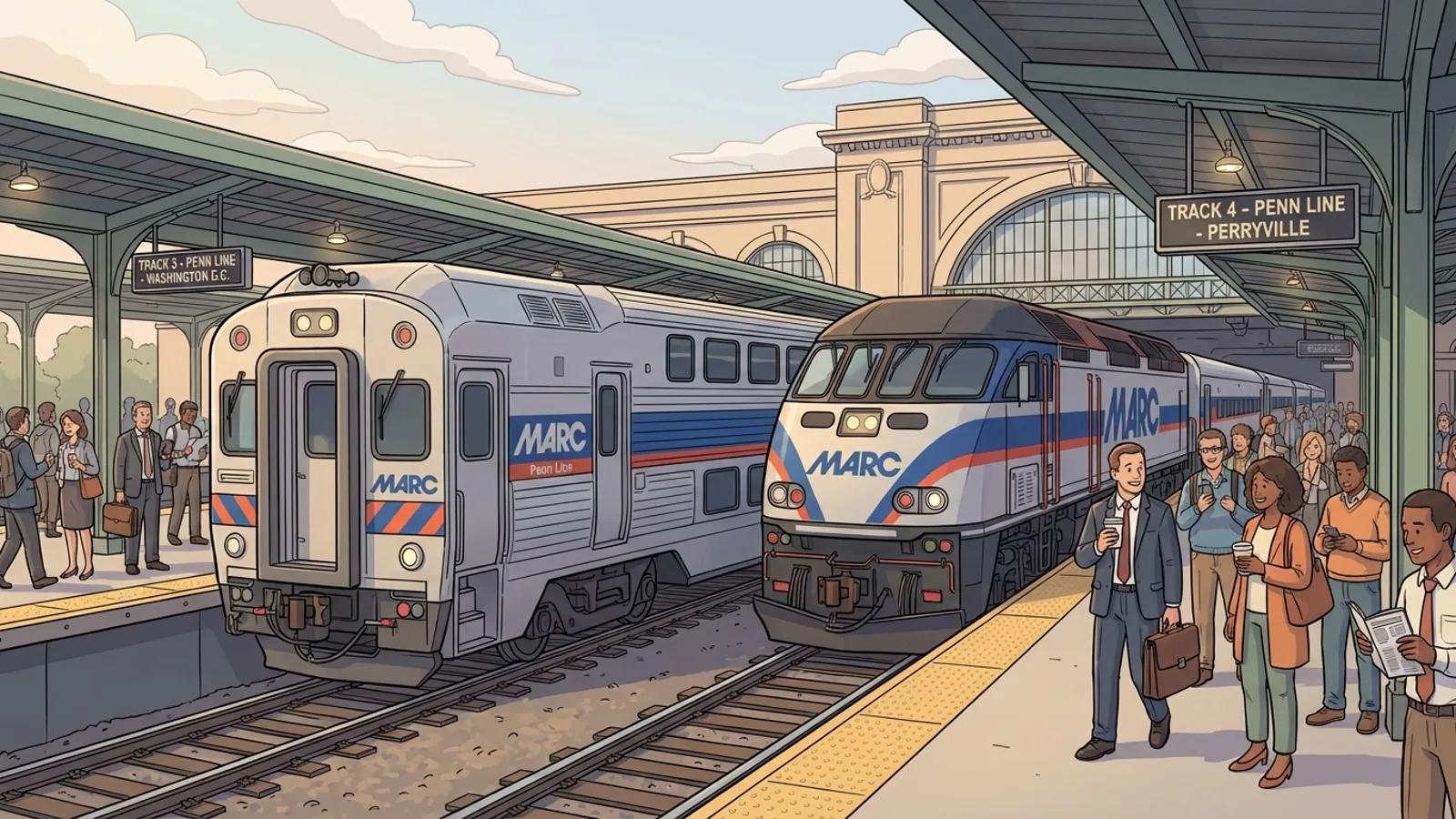 MARC Penn Line Adapts as Ridership Recovers