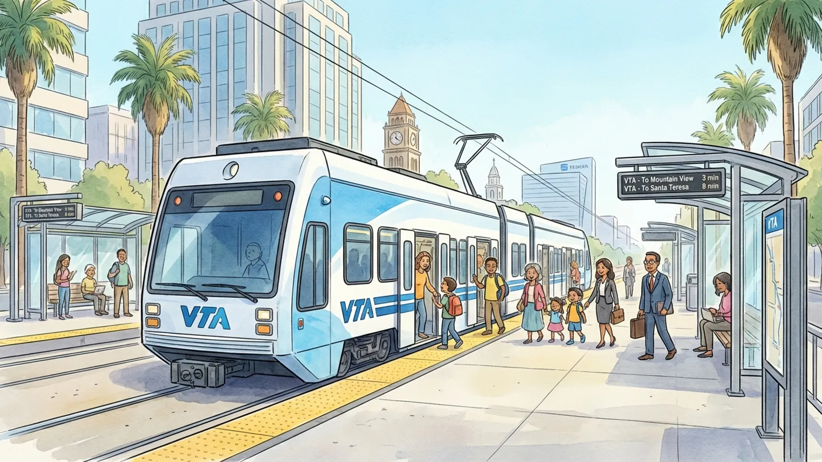 SF Bay Area VTA Offers Free Rides for Transit Month