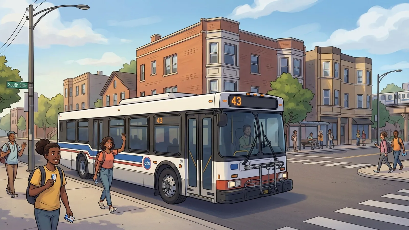 Chicago CTA Reroutes Route 43 to Keep Riders Moving