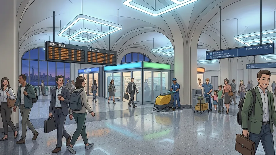 Newark Penn Station Adapts With Nightly Cleaning