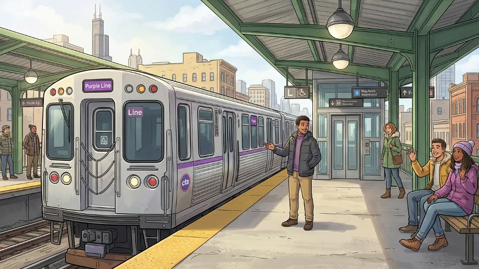 Chicago CTA Works to Restore Wilson Station Access