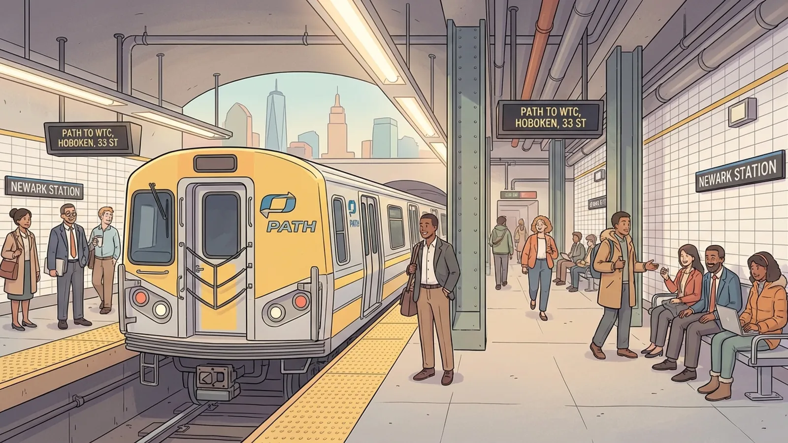 NYC-NJ Trains Adapt Platforms for Infrastructure Work