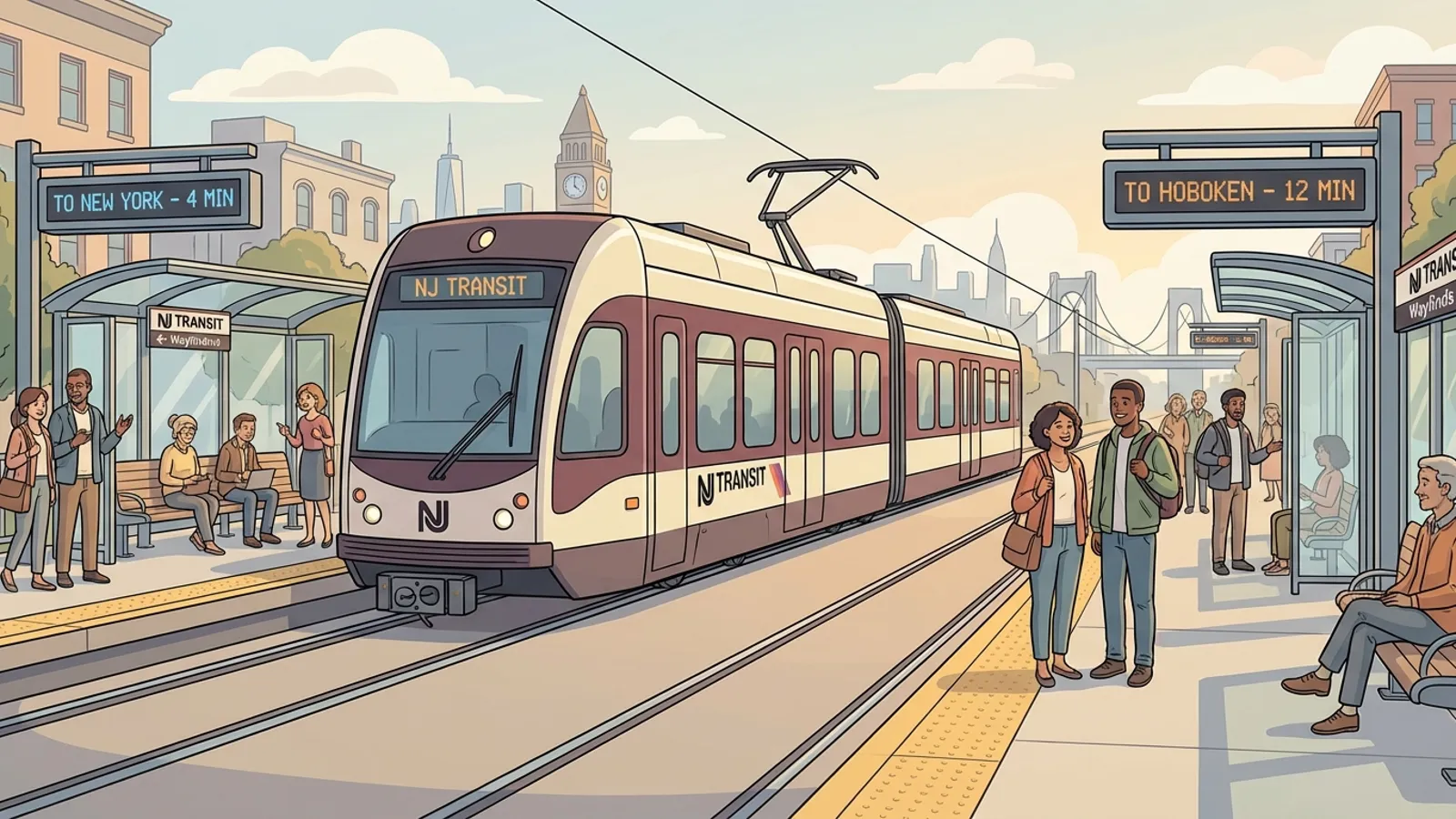 NJ TRANSIT Updates Light Rail Info for Riders