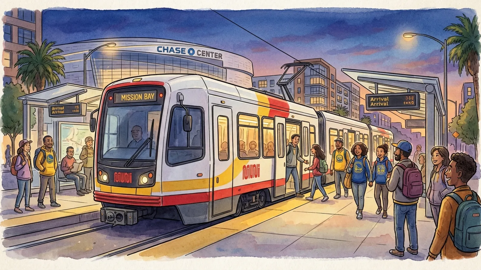 SF Transit Adapts for Chase Center Fall Events