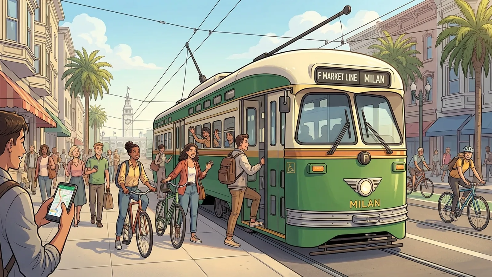 SF's F Line Celebrates 30 Years of Moving History