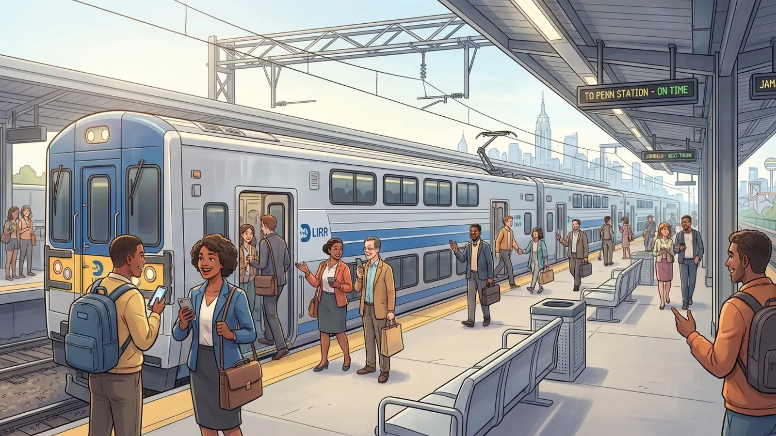 NYC LIRR Pledges Car-Free Day for Cleaner Air