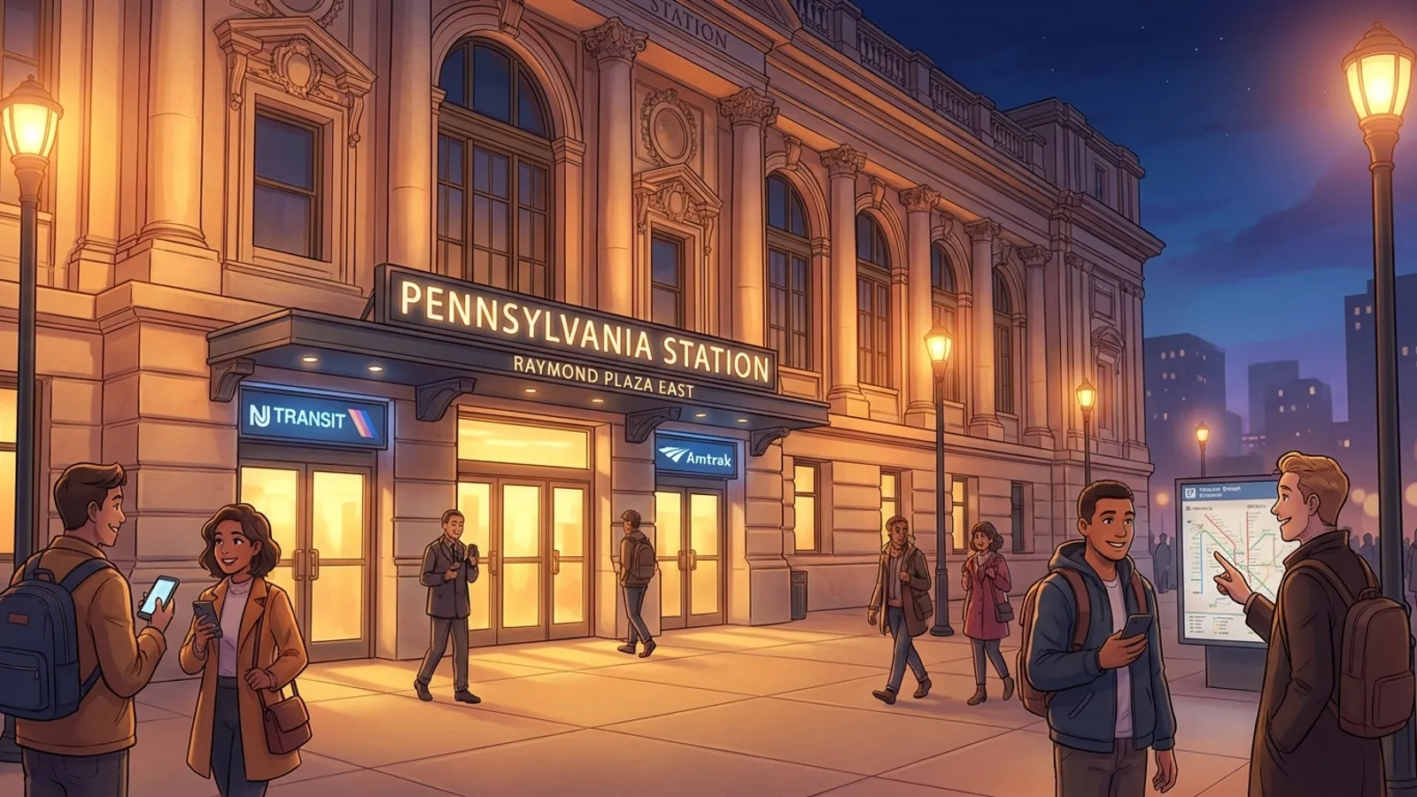 Newark Penn Station Adapts With Nightly Cleaning