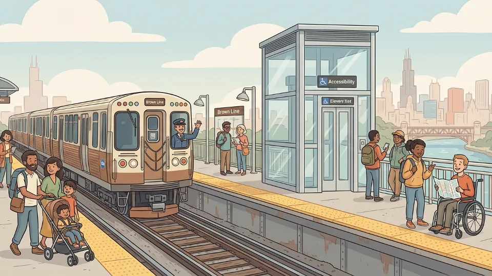 Chicago CTA Works to Restore Station Access