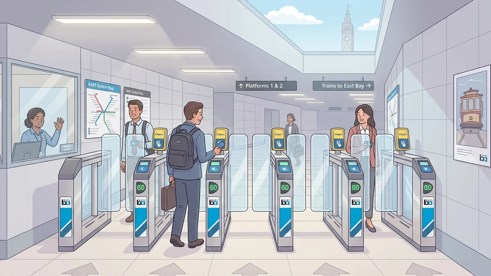 SF BART Completes 700 New Fare Gates Early