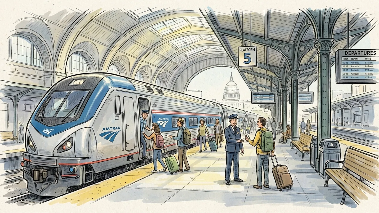 Amtrak Keeps DC-Maryland-Virginia Connected