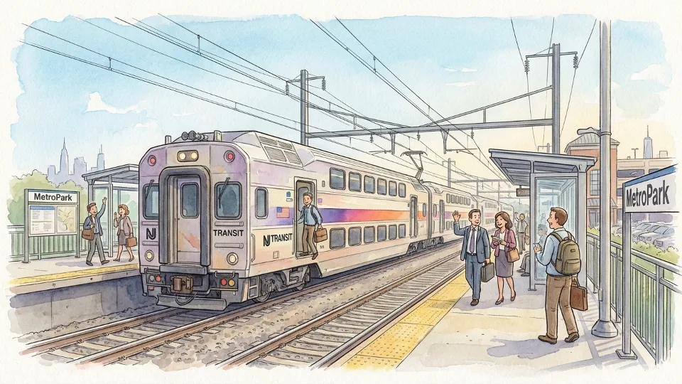 NYC-NJ Transit Upgrades MetroPark Wayfinding