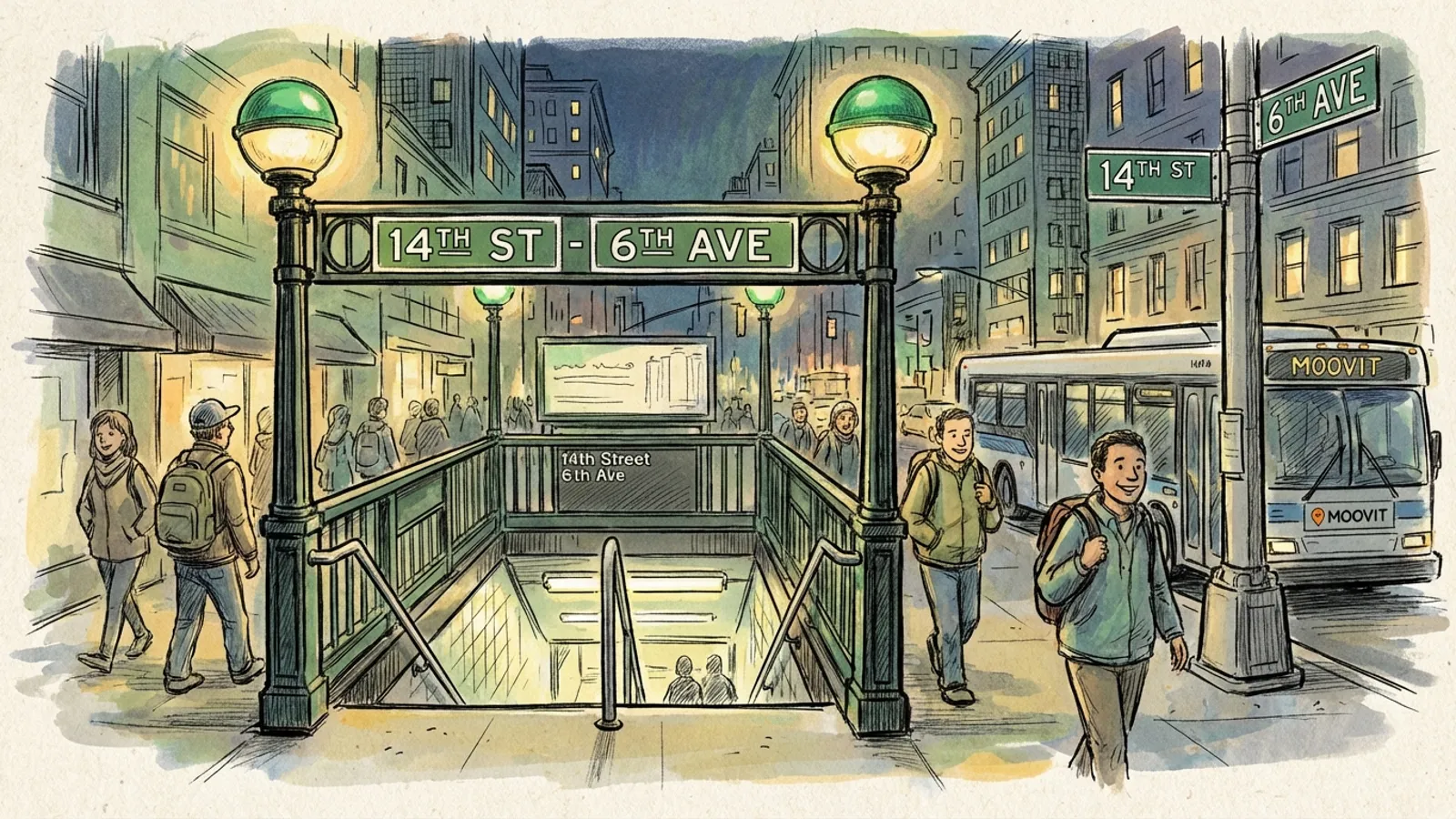 NYC 14th Street Station Adapts for Overnight Work