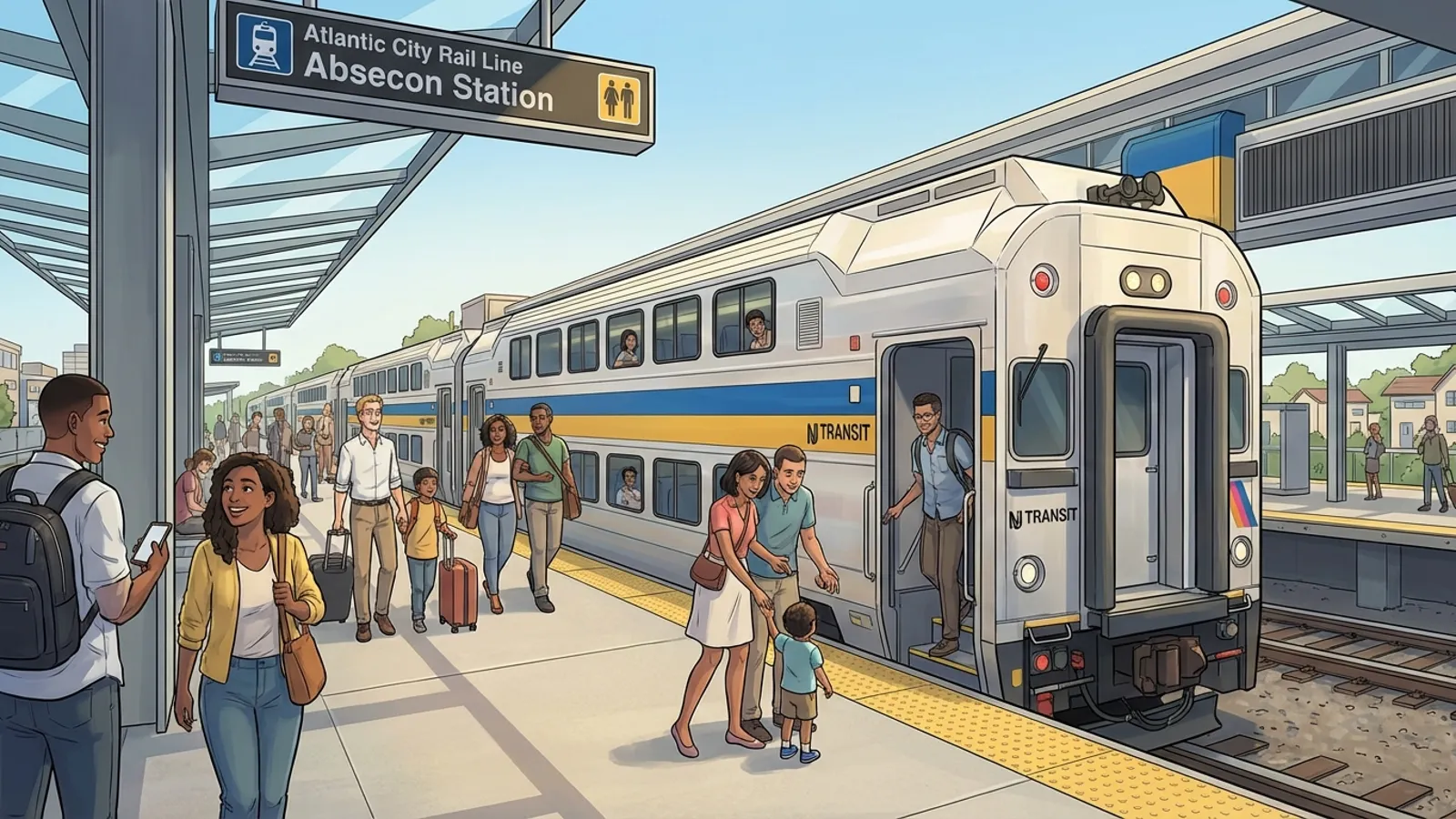 NYC-NJ Transit Unveils Atlantic City Map for Riders