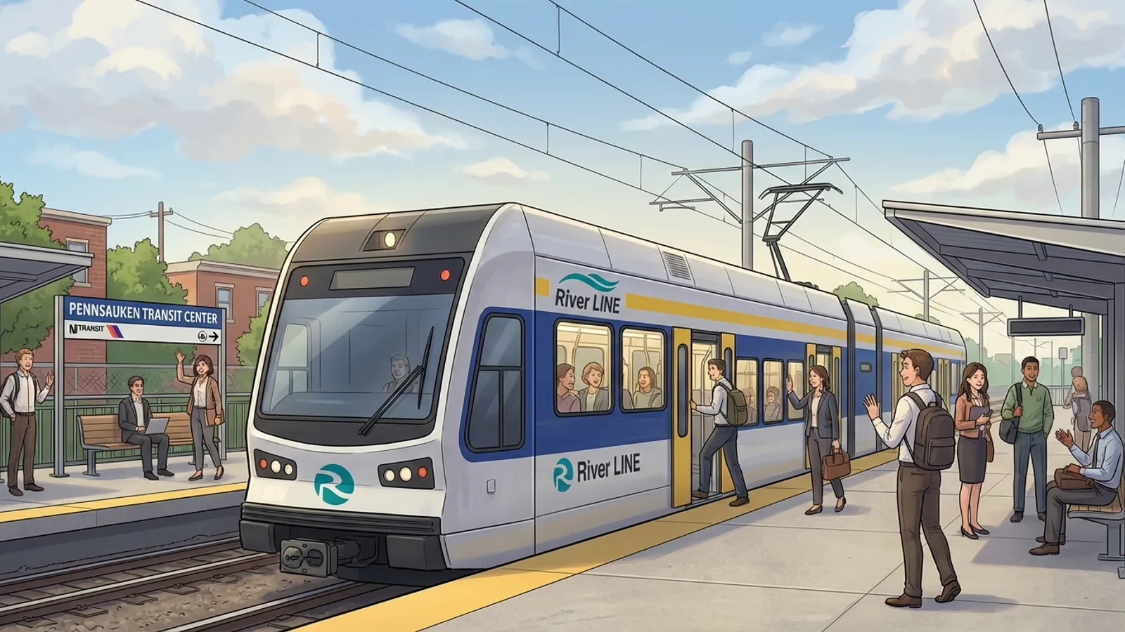 NYC-NJ Transit Adds Pennsauken Station Map