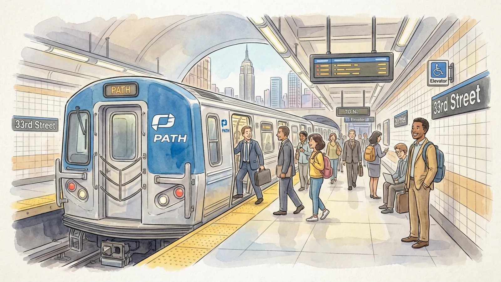 NYC PATH Works to Restore 33rd Street Access