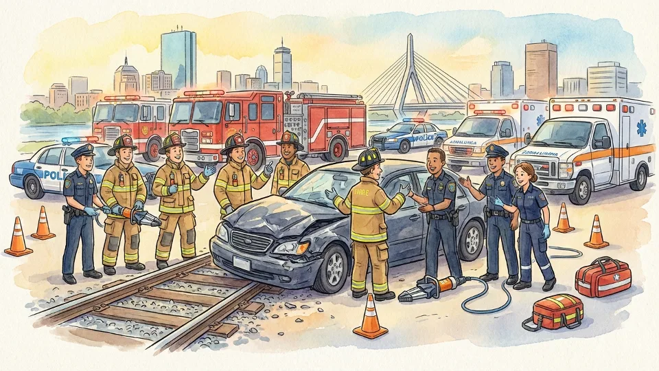 Boston Train Collision Sparks Swift Rescue Response