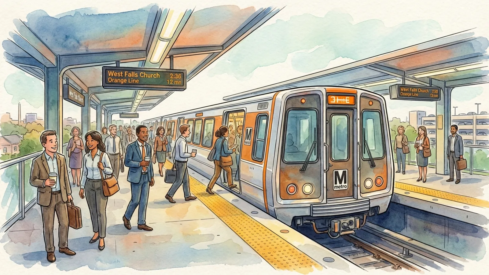 West Falls Church Parking Shifts for Development Project